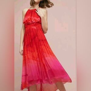 LAST CALL Tracy Reese hi-lo halter dress